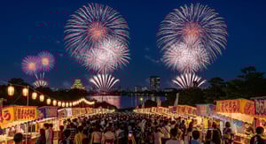 花火大会・祭りの画像